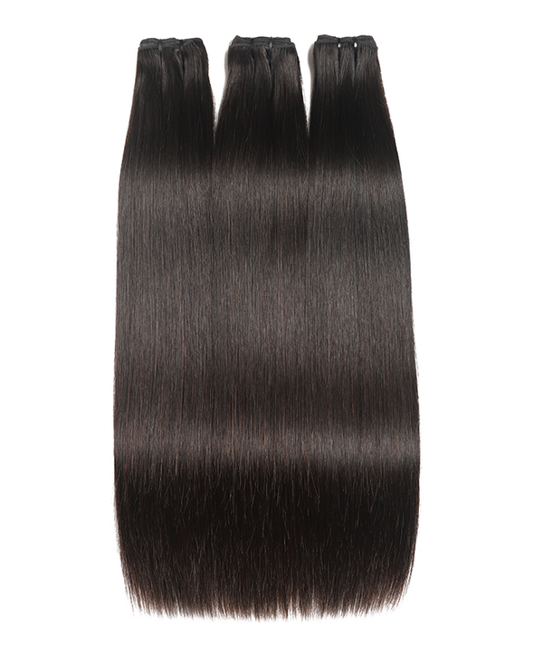 Raw Hair Silky Straight 3 Bundles