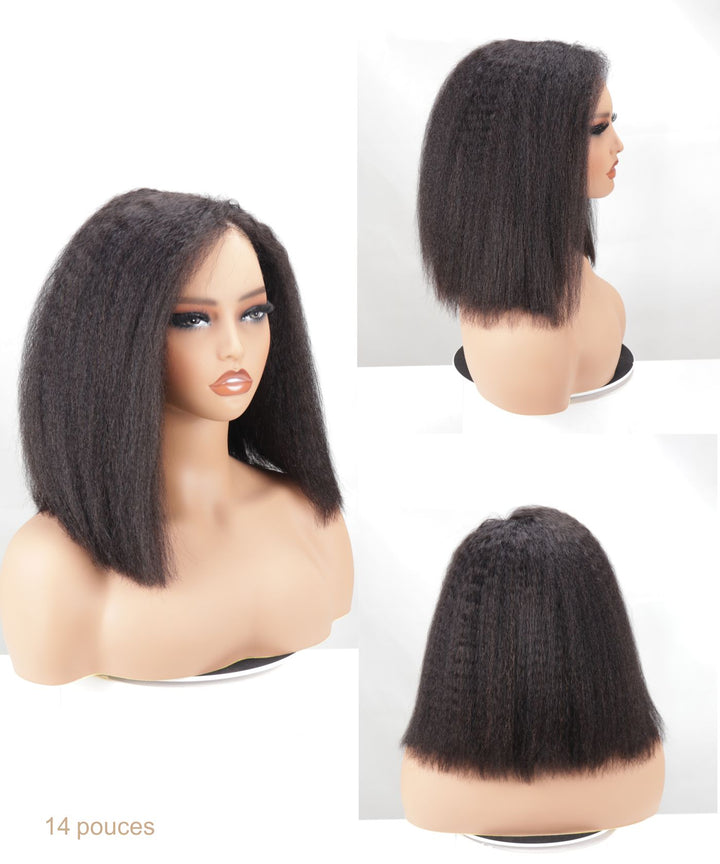 Perruque Kinky Straight HD Lace 6x4 GLAMMANE