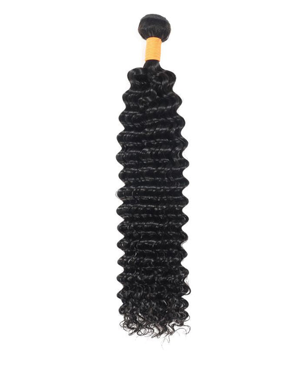 1 Deep Wave Weave Hair Bundles 100% Virgin Human Hair Extension