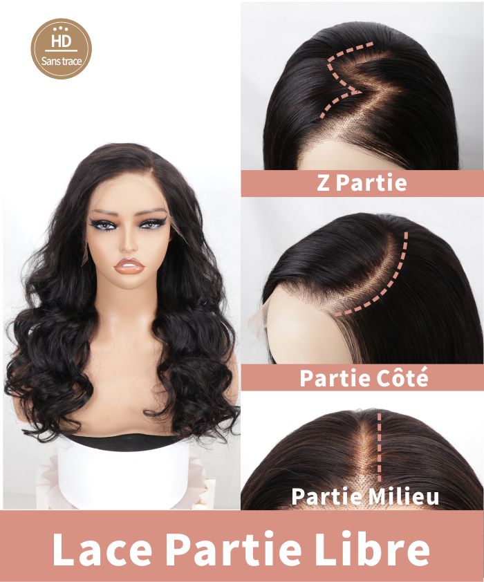 noir cheveux loose wave degrade 5