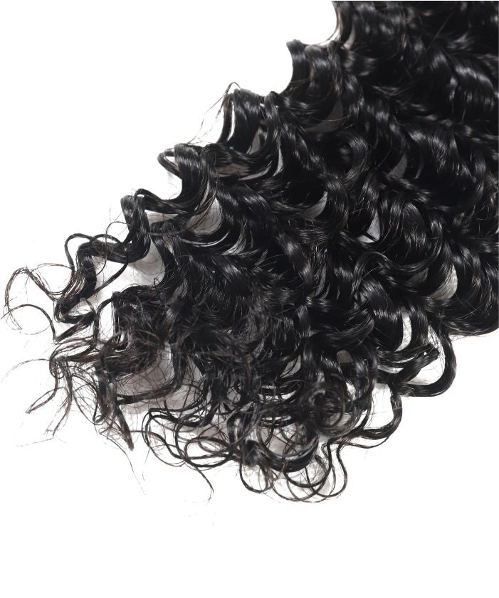 1 Extension Cheveux Tissage Deep Wave Bundle 100% Virgin Human Hair 4