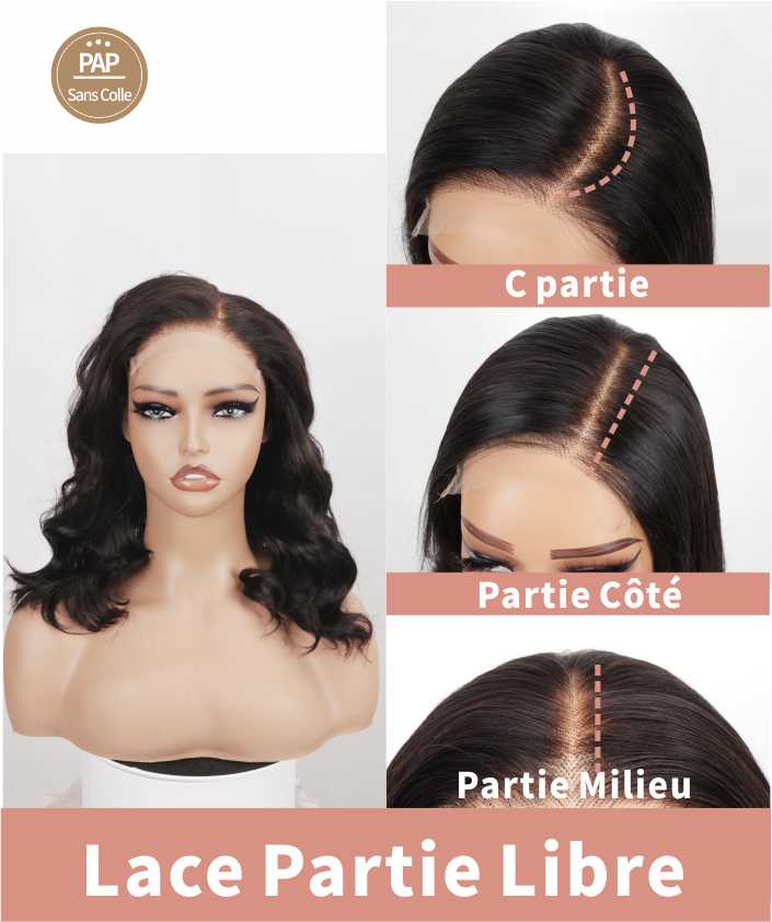 perruque cheveux noir ondulee charmante 8